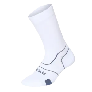 2XU - Vectr Cushion Crew Socks - White/Grey