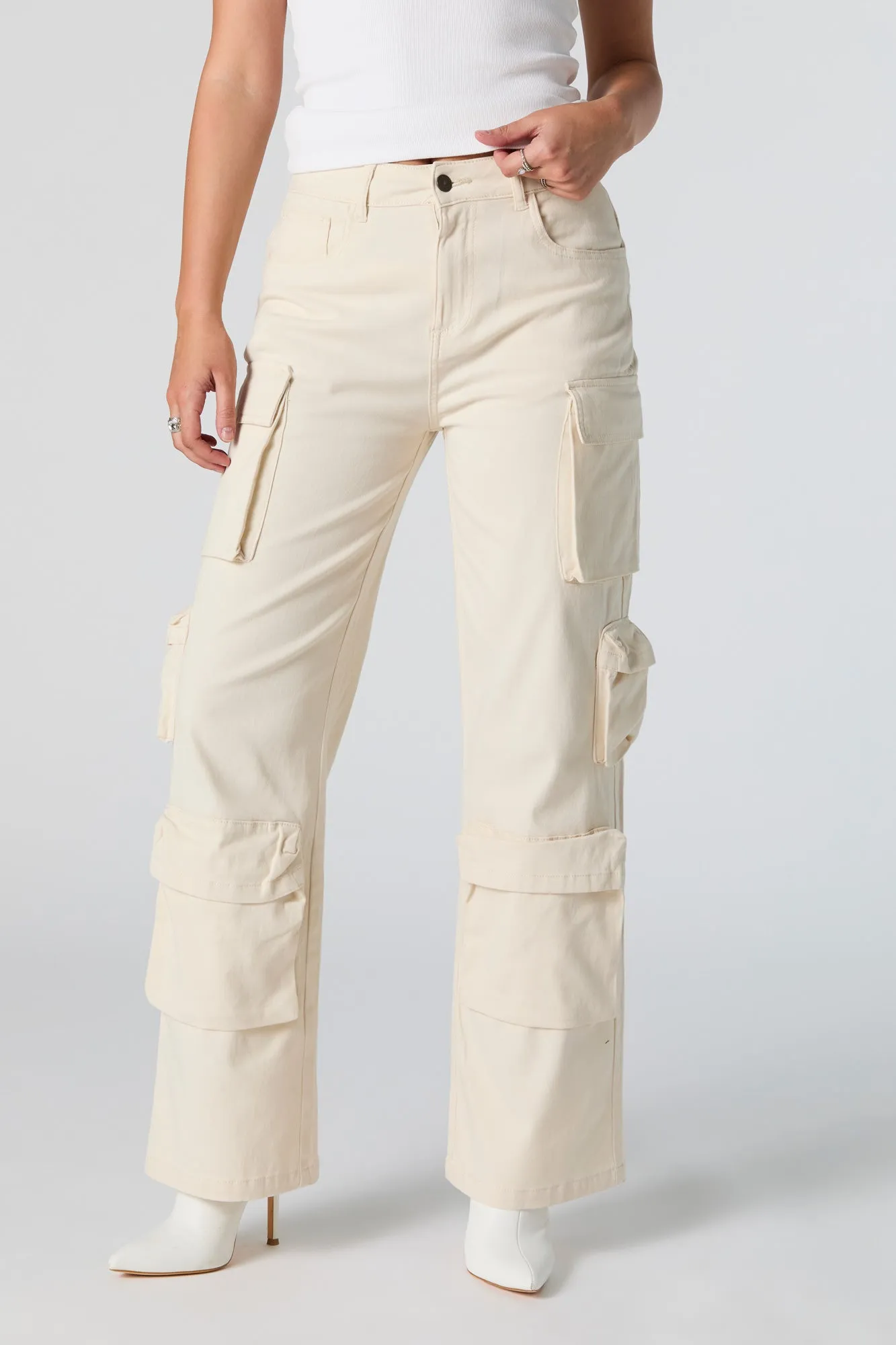 6 Pocket Straight Leg Cargo Pant