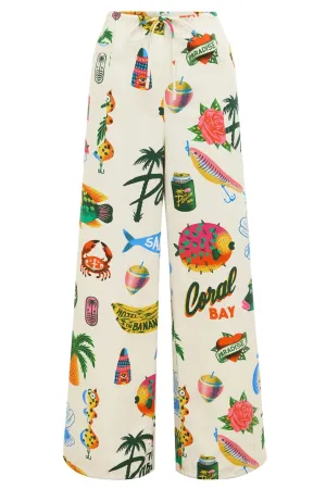 Alemais Samaki Pant - Multi Coloured