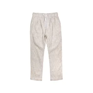 Beige Sand Stripe Resort Pant