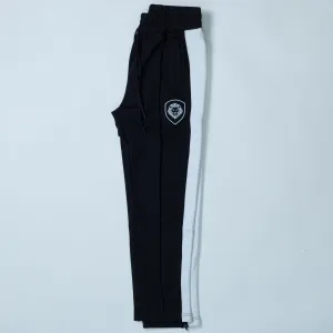 Black/White Track Suit Pant