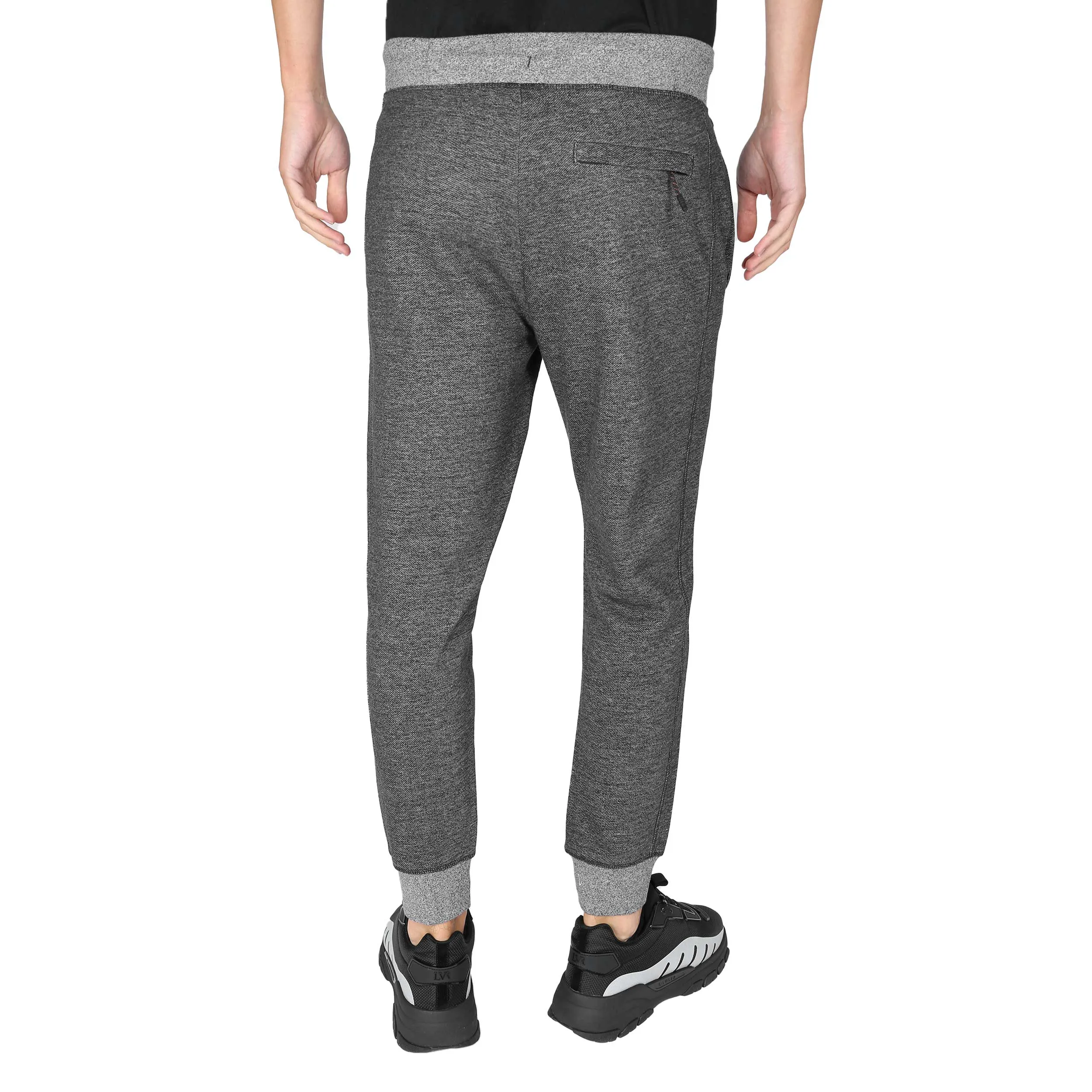 BOSS Seheather Sweat Pant in Black Marl