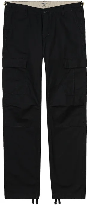 Carhartt WIP Mens Aviation Pant Black Rinsed