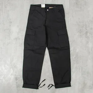 Carhartt WIP Regular Cargo Pant - Black Rinsed