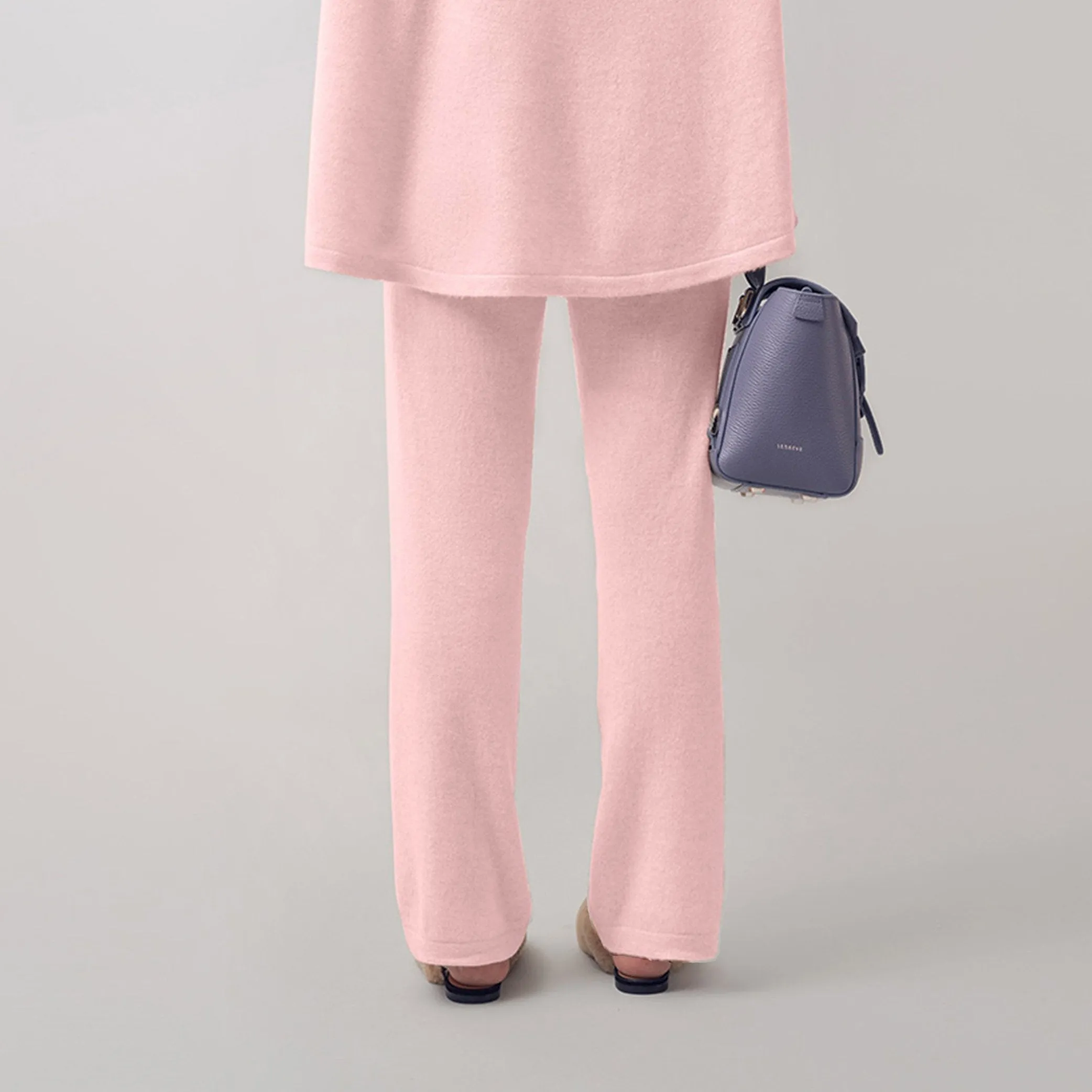 Cashmere Straight Leg Pant