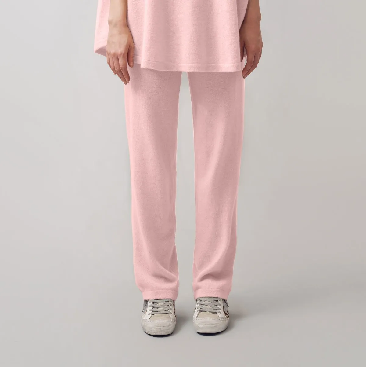 Cashmere Straight Leg Pant