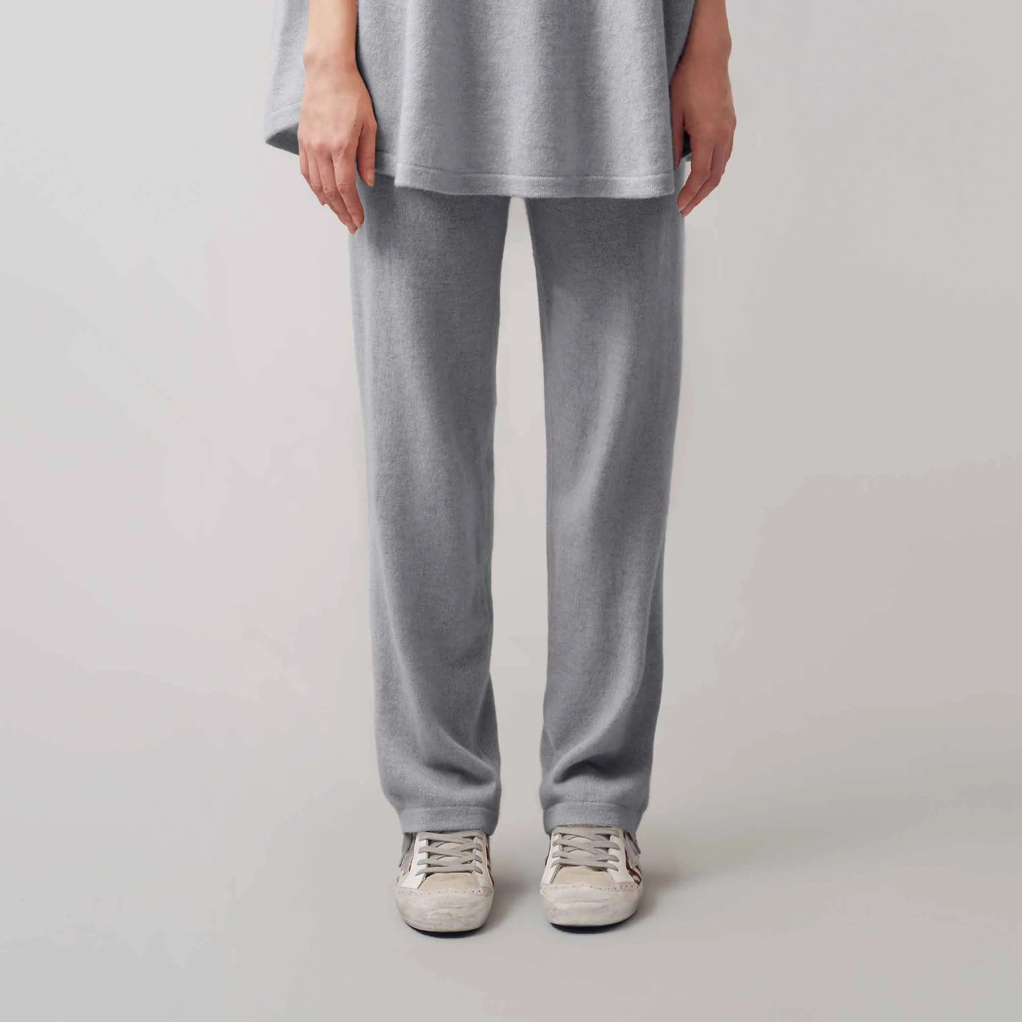 Cashmere Straight Leg Pant