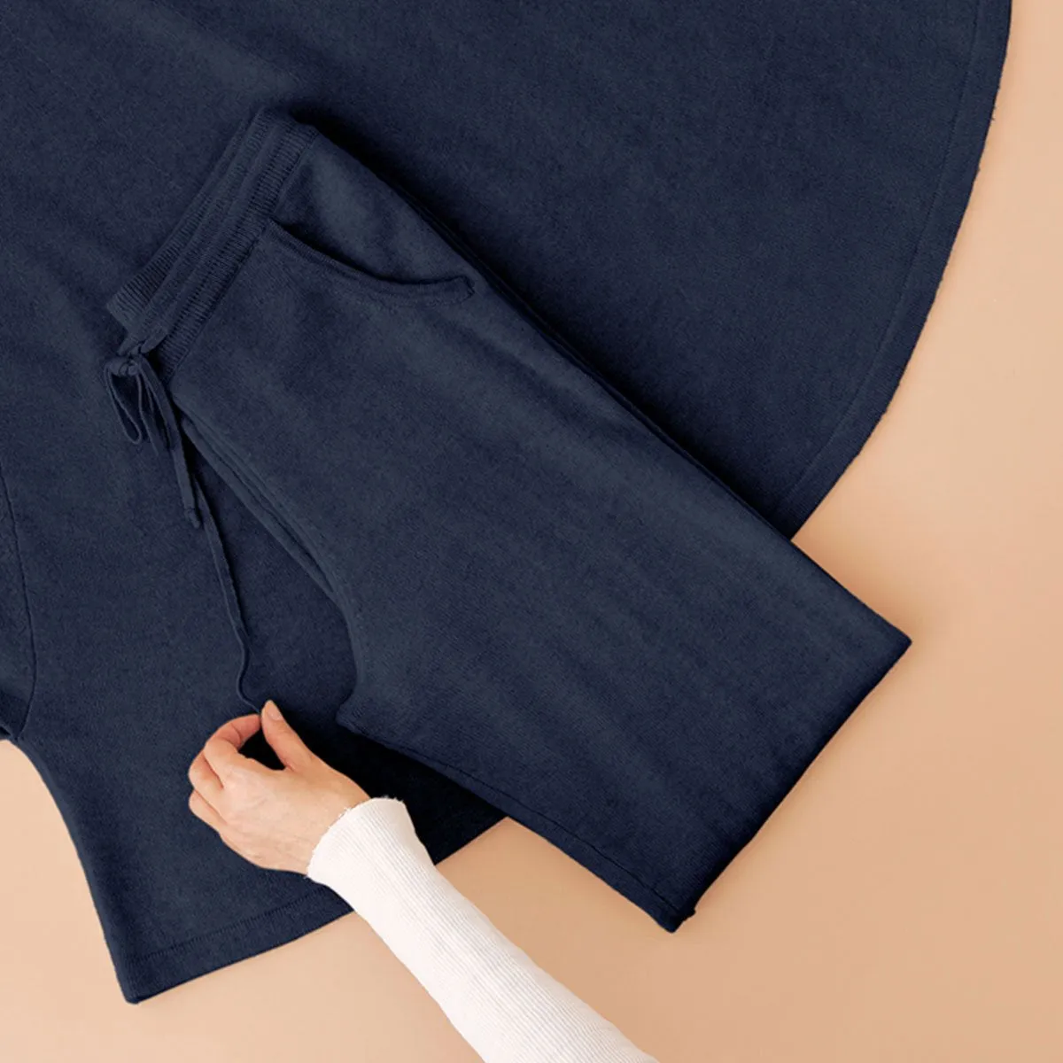 Cashmere Straight Leg Pant