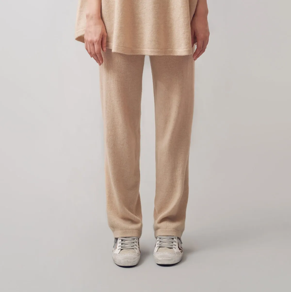 Cashmere Straight Leg Pant