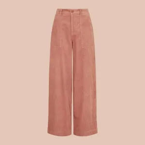 Emily & Fin Nora Trouser - Dusty Pink Chunky Cord