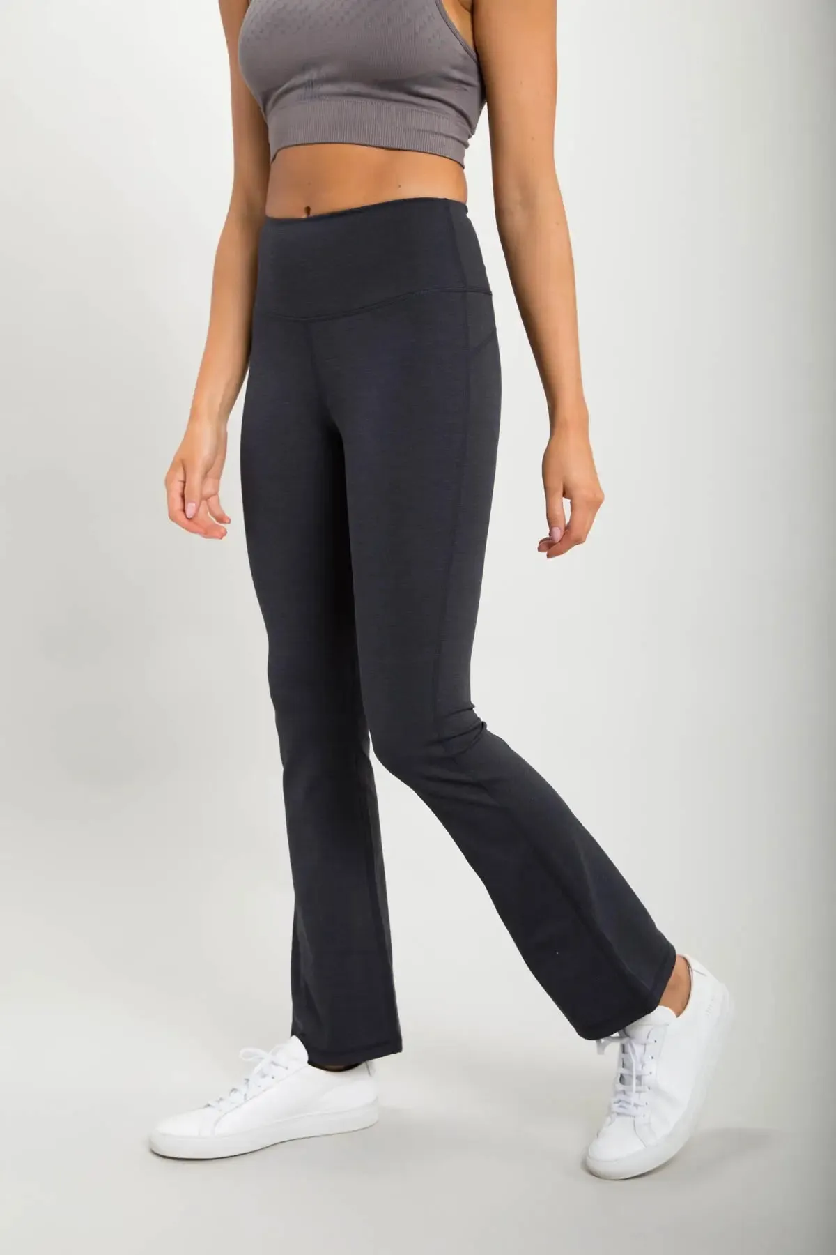 Flare Swoop Back High-Waisted Legging