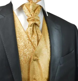 Gold Wedding Tuxedo Vest Set