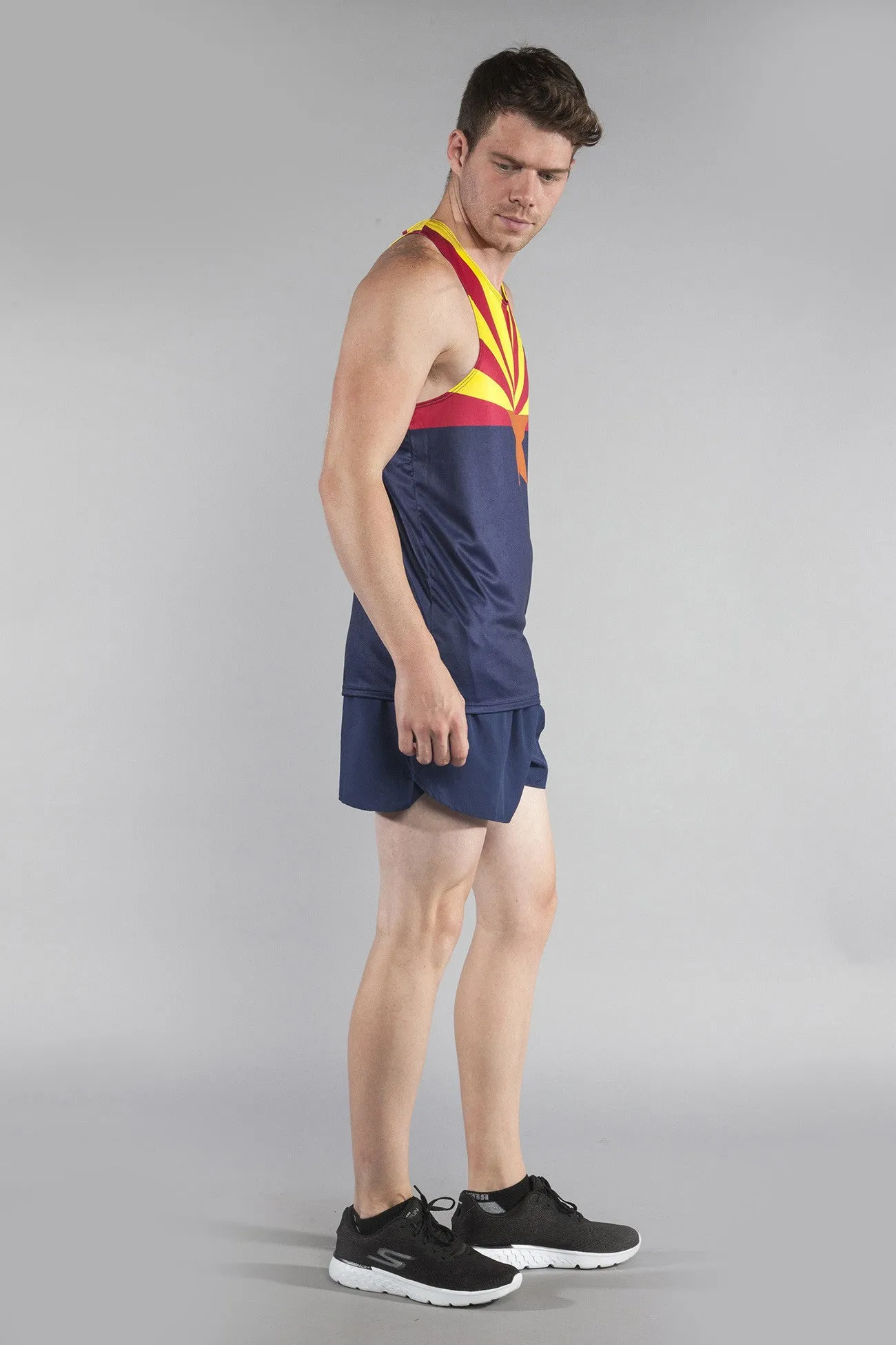 Men's Competitor Lite Printed Singlet [A-B] - Arizona