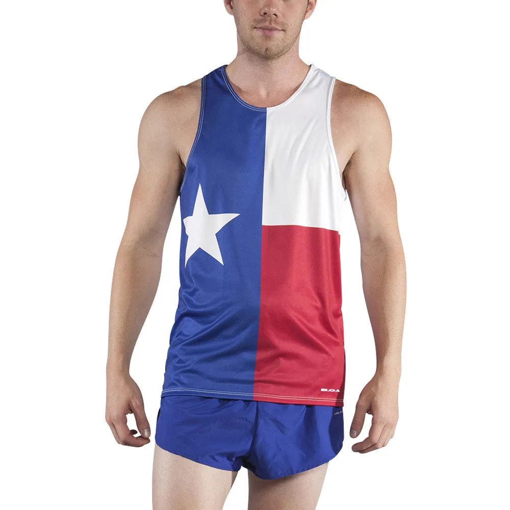 Men's Competitor Lite Printed Singlet [S-T] - Texas