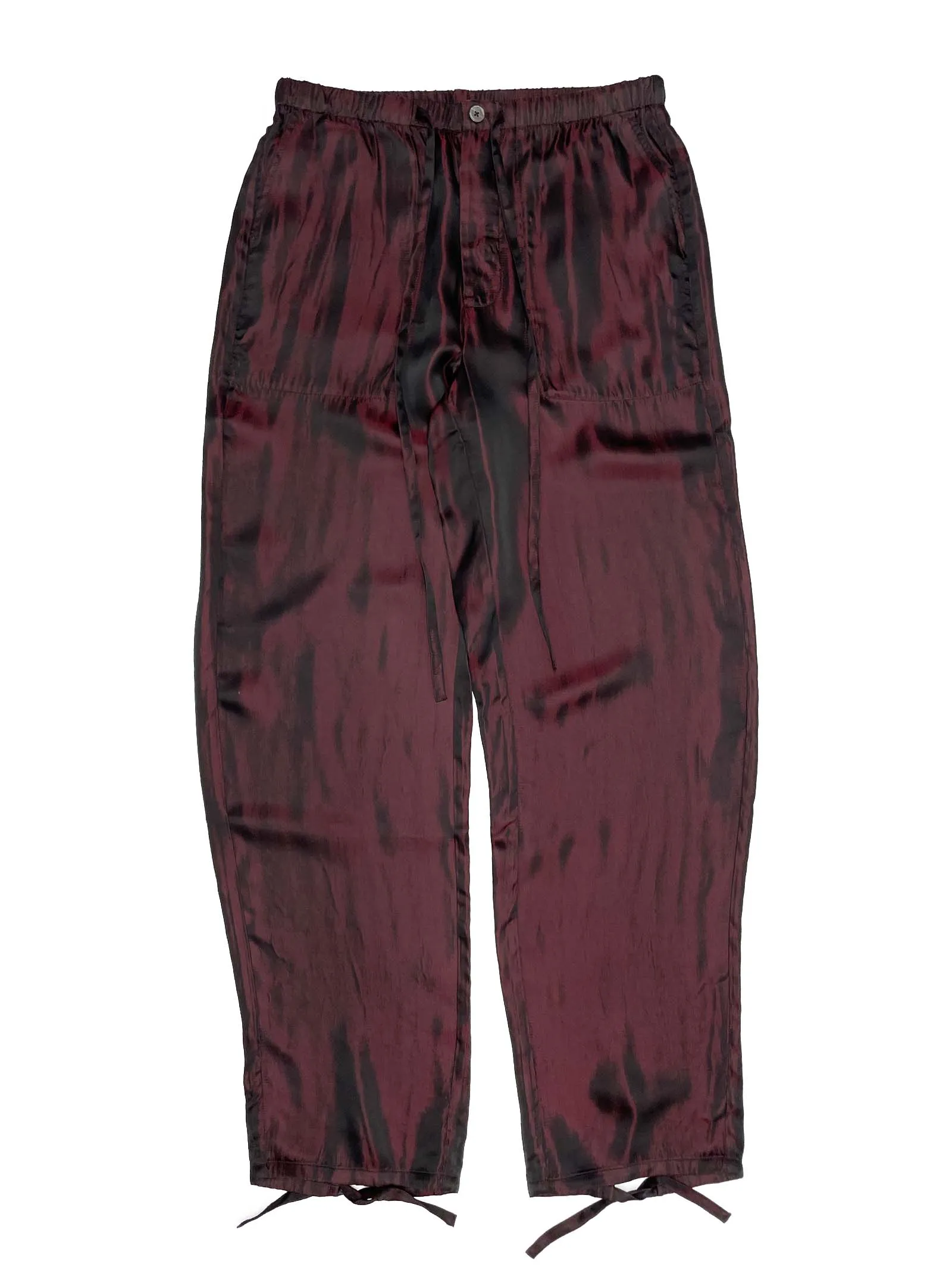 Reversible Drawstring Pant in Garnet