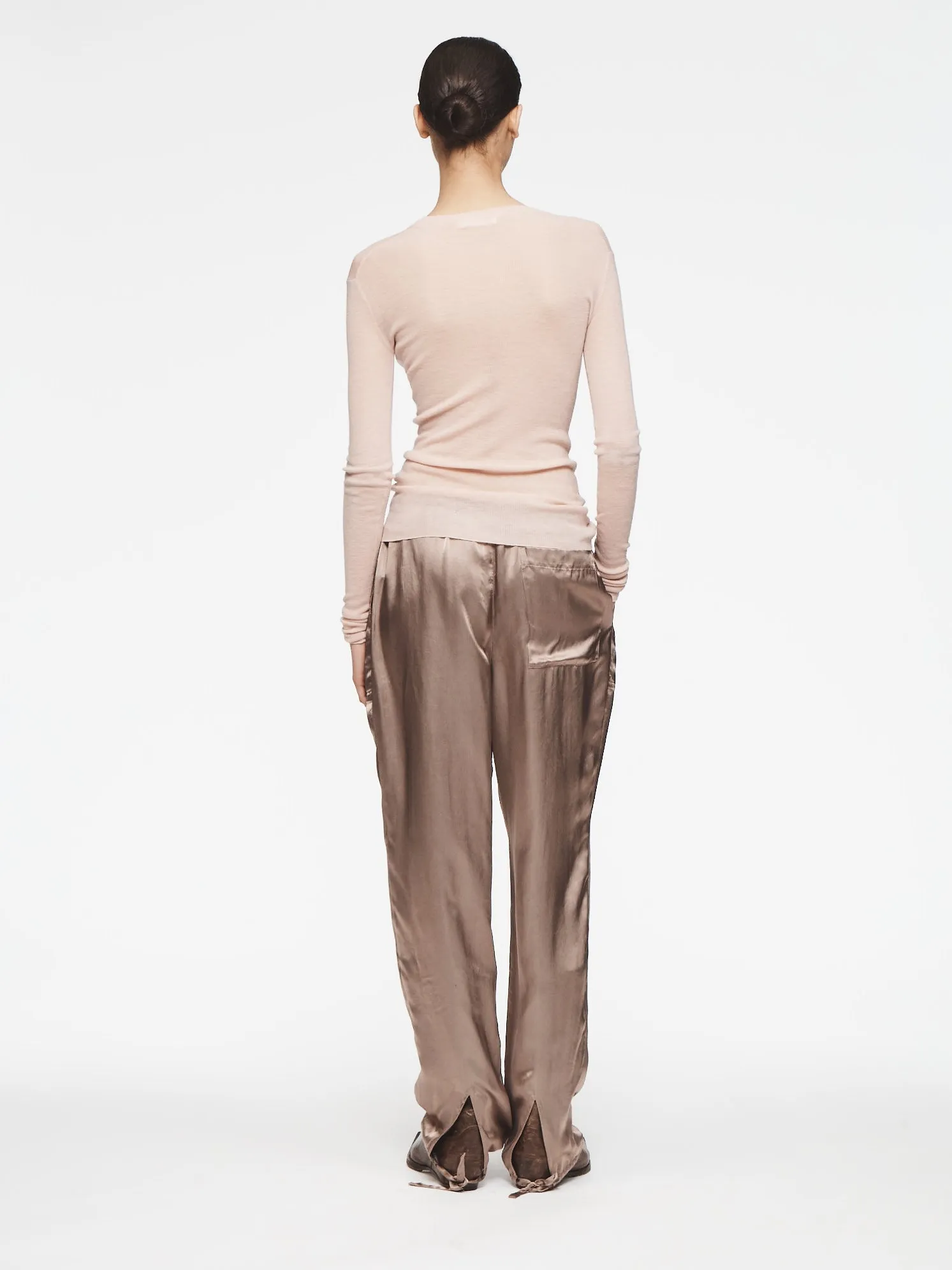 Reversible Drawstring Pant in Topaz