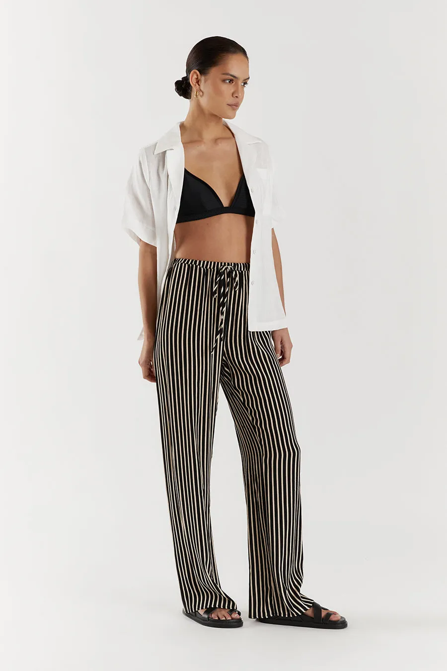 RORY STRIPE DRAWSTRING PANT