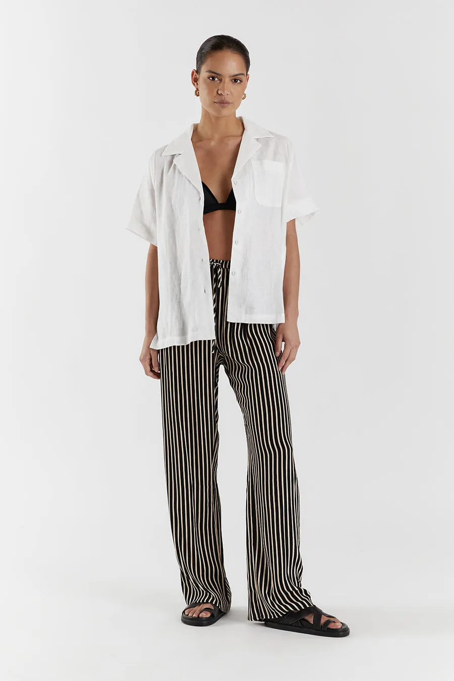 RORY STRIPE DRAWSTRING PANT