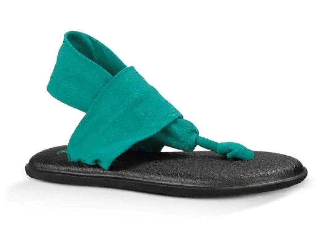 Sanuk Women's Yoga Sling 2 Teal Sandals