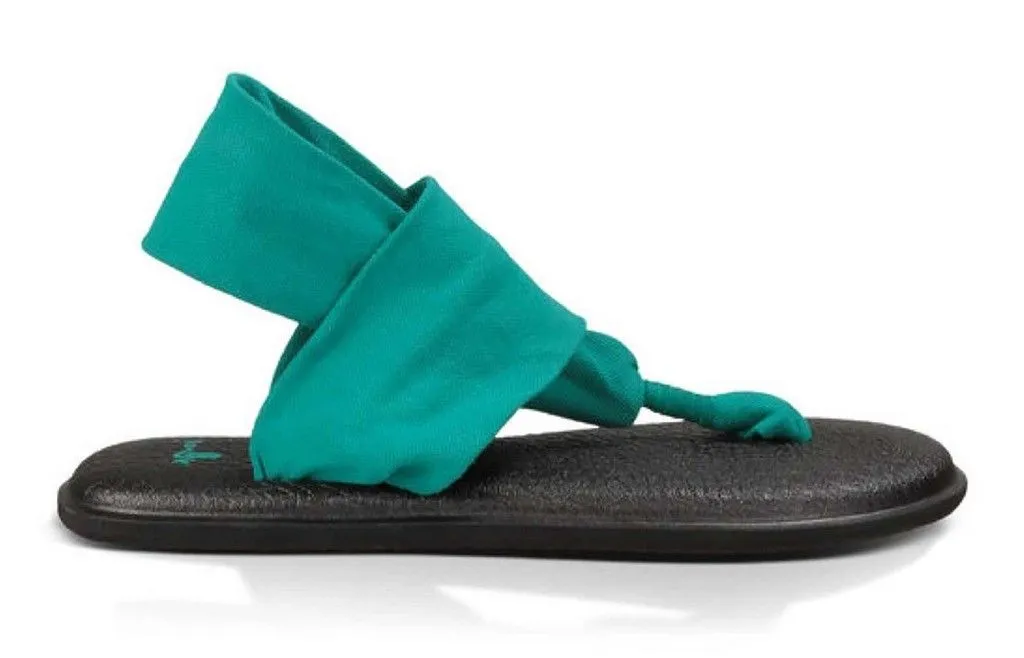 Sanuk Women's Yoga Sling 2 Teal Sandals