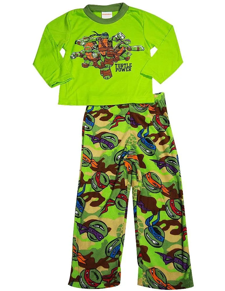 Teenage Mutant Ninja Turtles Boys Long Sleeve Sleepwear Pajama Set, 38269