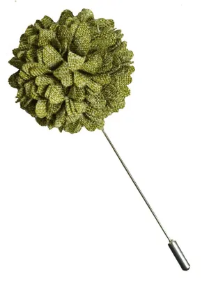 Vineyard Green Lapel Flower